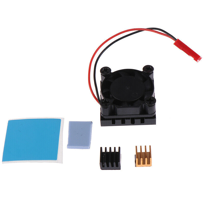 Cooling Fan with Aluminum Heatsink Cooling Pad Cooler Kit For Raspberry Pi 4B SJ