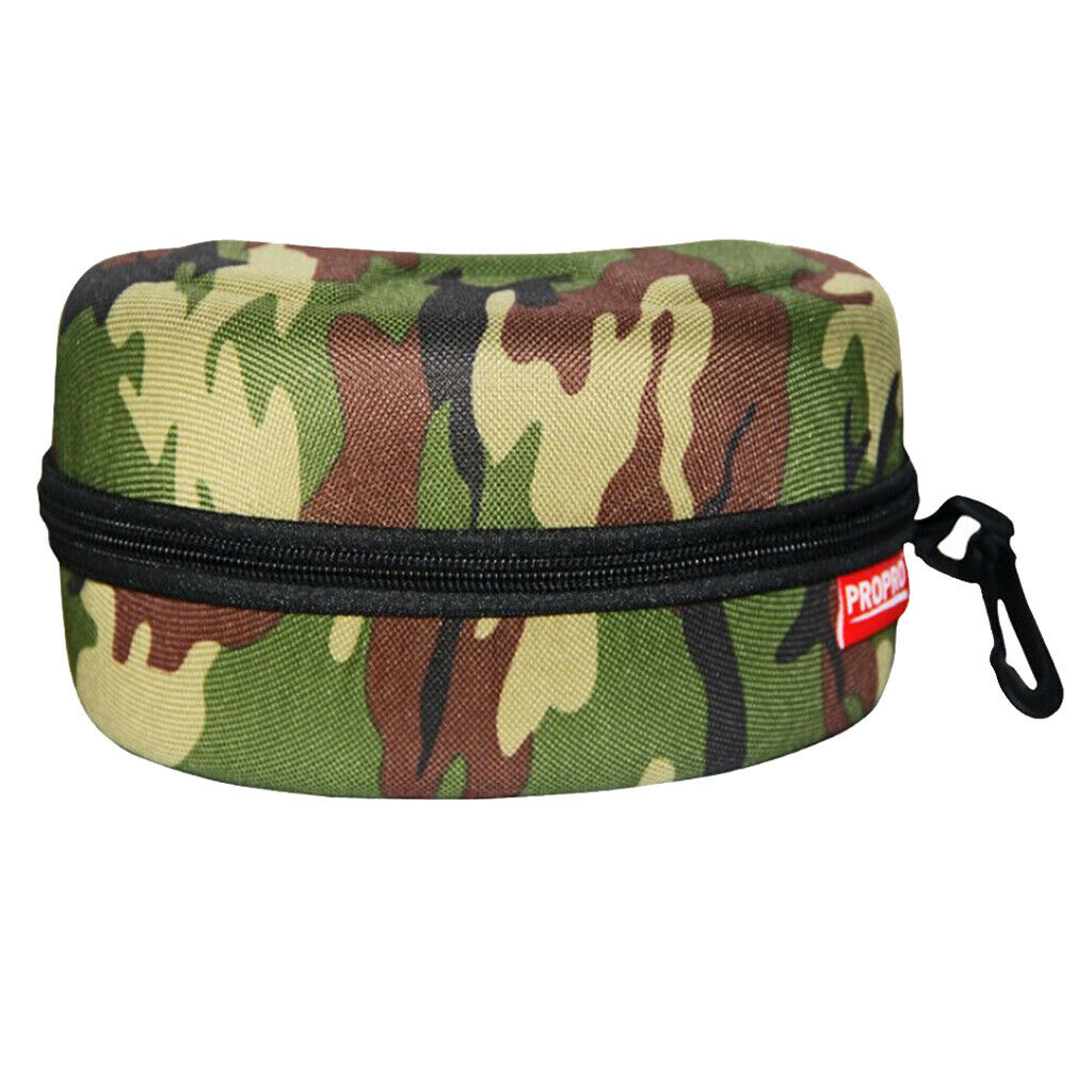 Goggle Glasses Case Eye Protection Bag Glasses Container Green Camouflage