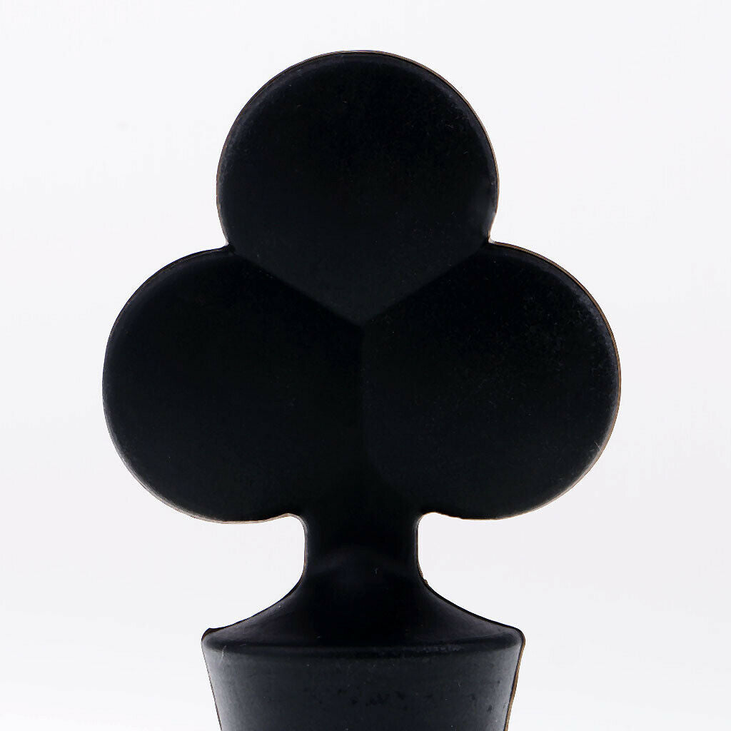 1Pc Mini Creative Poker Silicone Wine Bottle Stopper Vacuum Home Bar Party A