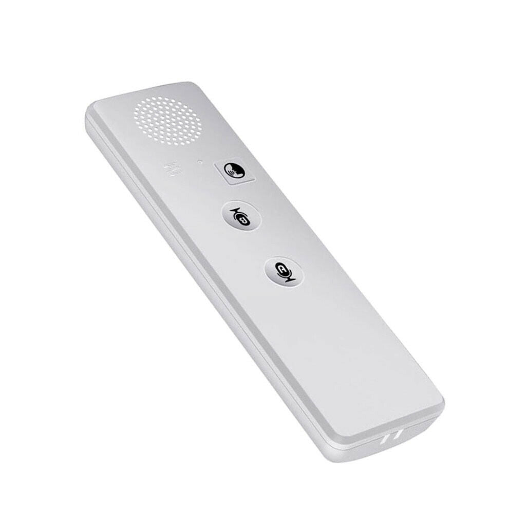 Portable Smart Voice Translator Intelligent Speech Interpreter 1000mAh White