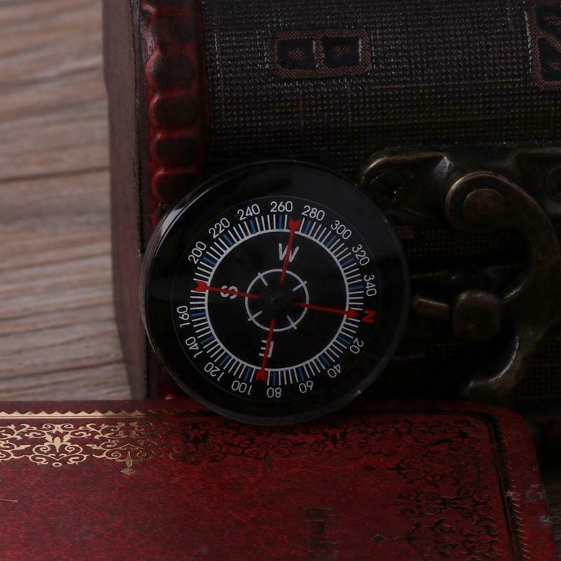 New Portable Mini Oiling Survival Button Compass Hiking Camping Practical Guider