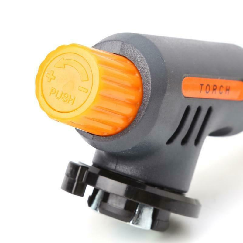 Portable Camping Welding Gas Torch Flame Gun Flamethrower Butane Burner Wind
