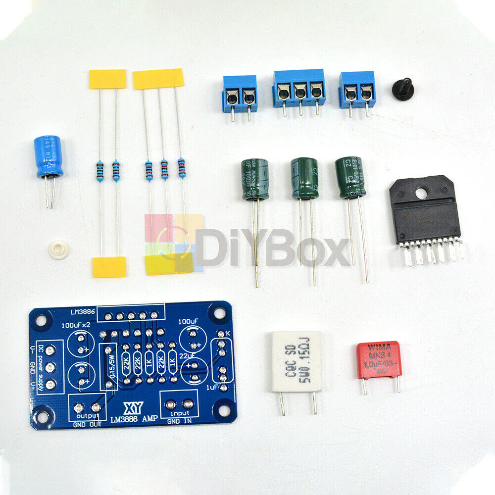 LM3886TF AC 20~28V 60W Sound Audio Amplifier Mono Digital Power AMP DIY Kit