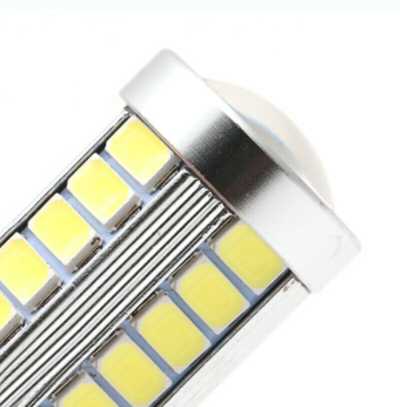 2pcs White 3157 DRL 33-SMD Daytime Running LED Lights bulbs 4114 4157NA 3047