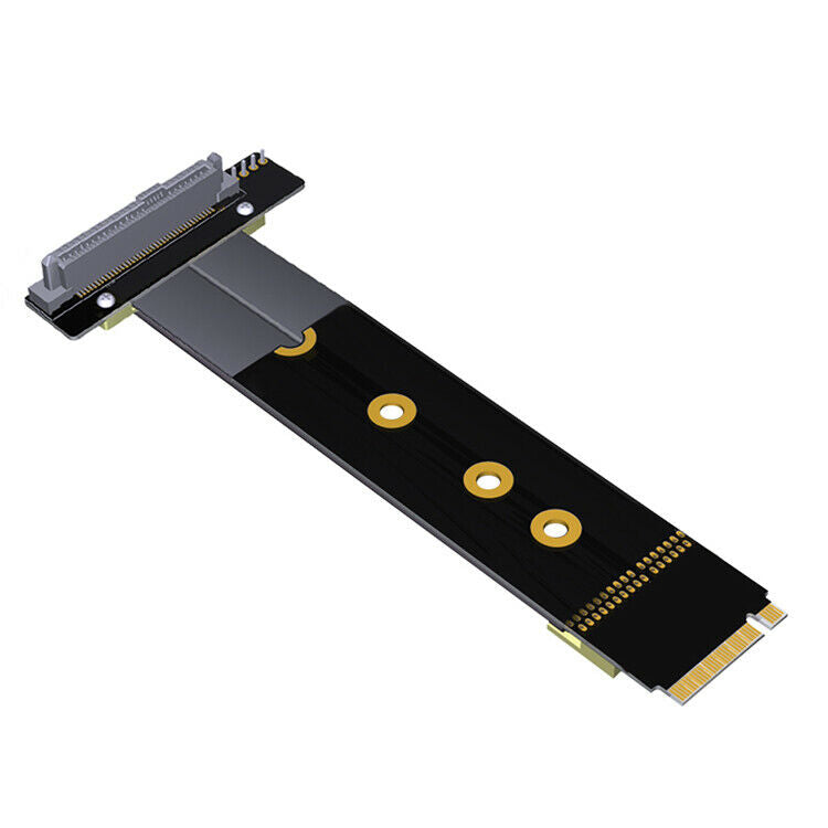 SFF-8639 (U.2) to NGFF M.2 Key M Extension Cable for U.2 NVME SSD