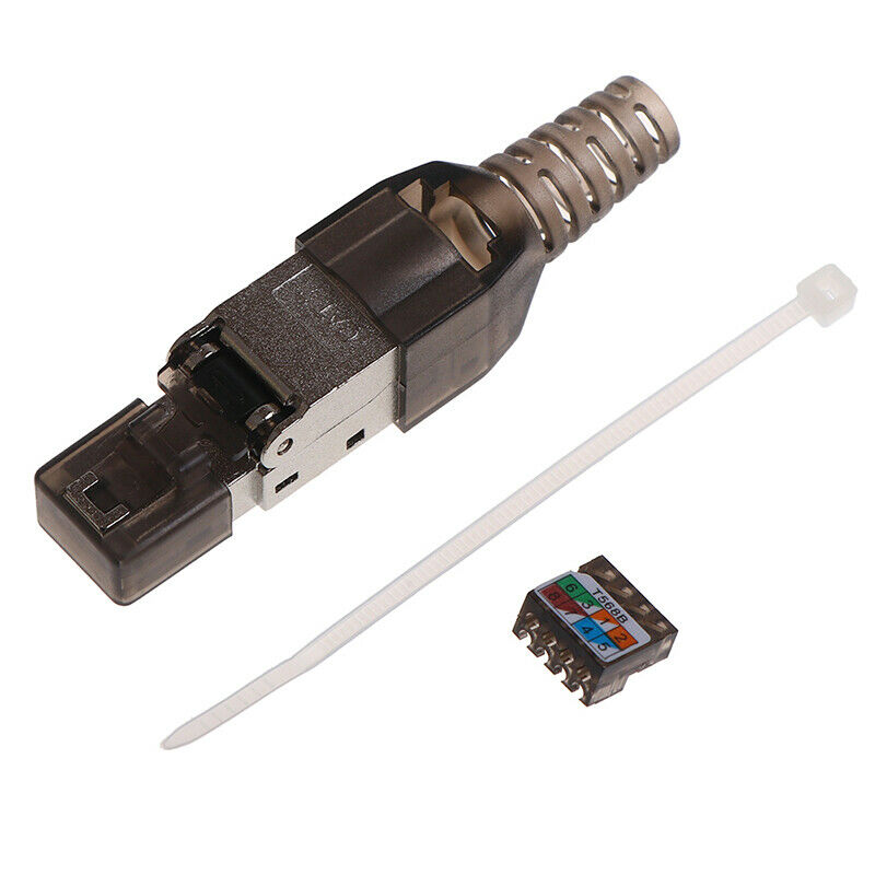 New Tool-Free Shielded RJ45 Cat 7 Termination Plug Cat7 Plug Cat7 Connect.l8