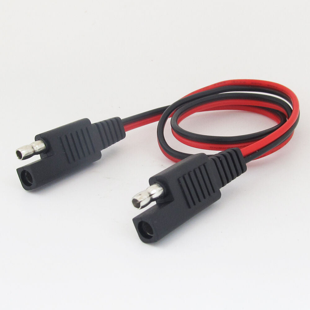 5pcs 0.5M SAE to SAE DC Power Automotive Cable 18AWG for Cigarette Cable R + B