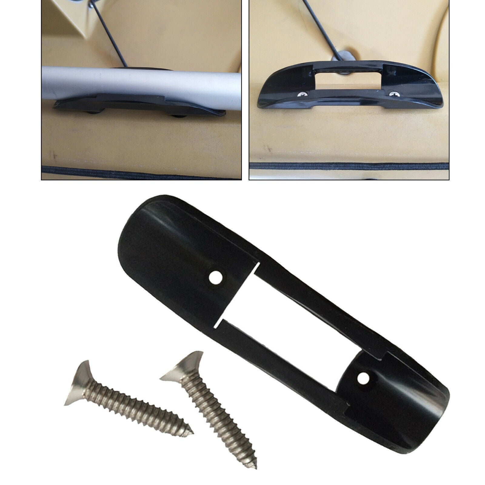 Plastic Kayak Paddle Holder Clip Paddle Oars Keeper Fishing Net Holder