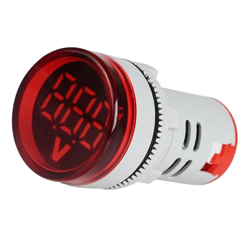 2x Mini High Brightness Digital Voltmeter Volt Meter Monitor Signal Lamp