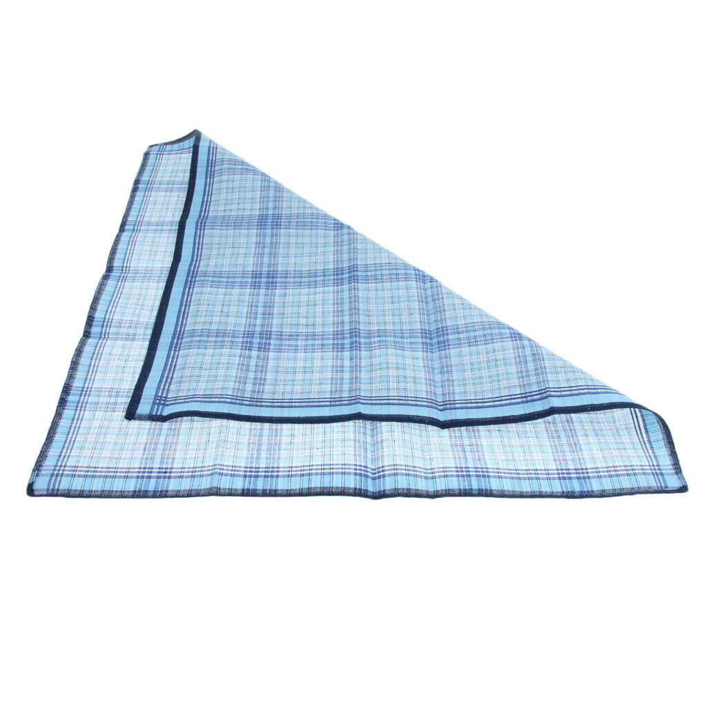 5Pieces Handkerchief Men Assorted Woven Cotton 100% Handkerchiefs Art