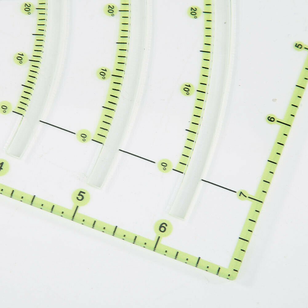 Acrylic Ruler DIY Manual Patchwork Line Drawing Sewing Ruler Measuring Tool @
