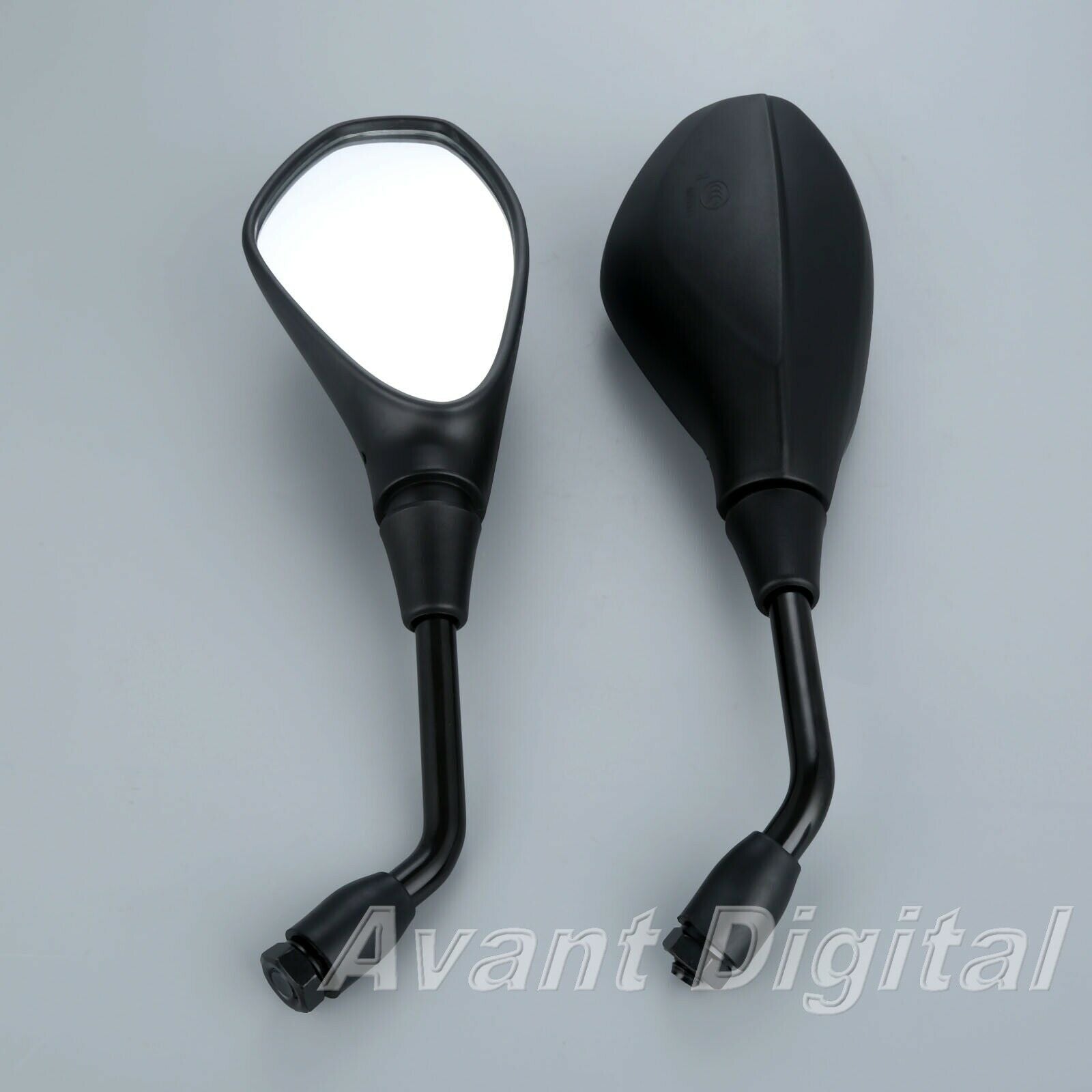 2x 10mm Motorcycle Side Rear View Rearview Mirrors For Yamaha Stratoliner 2011