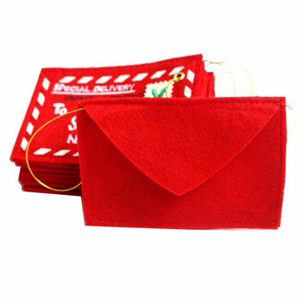 DIY Crafts Xmas Decor Hanging Ornaments Santa Claus Envelope Chirstmas Ornament