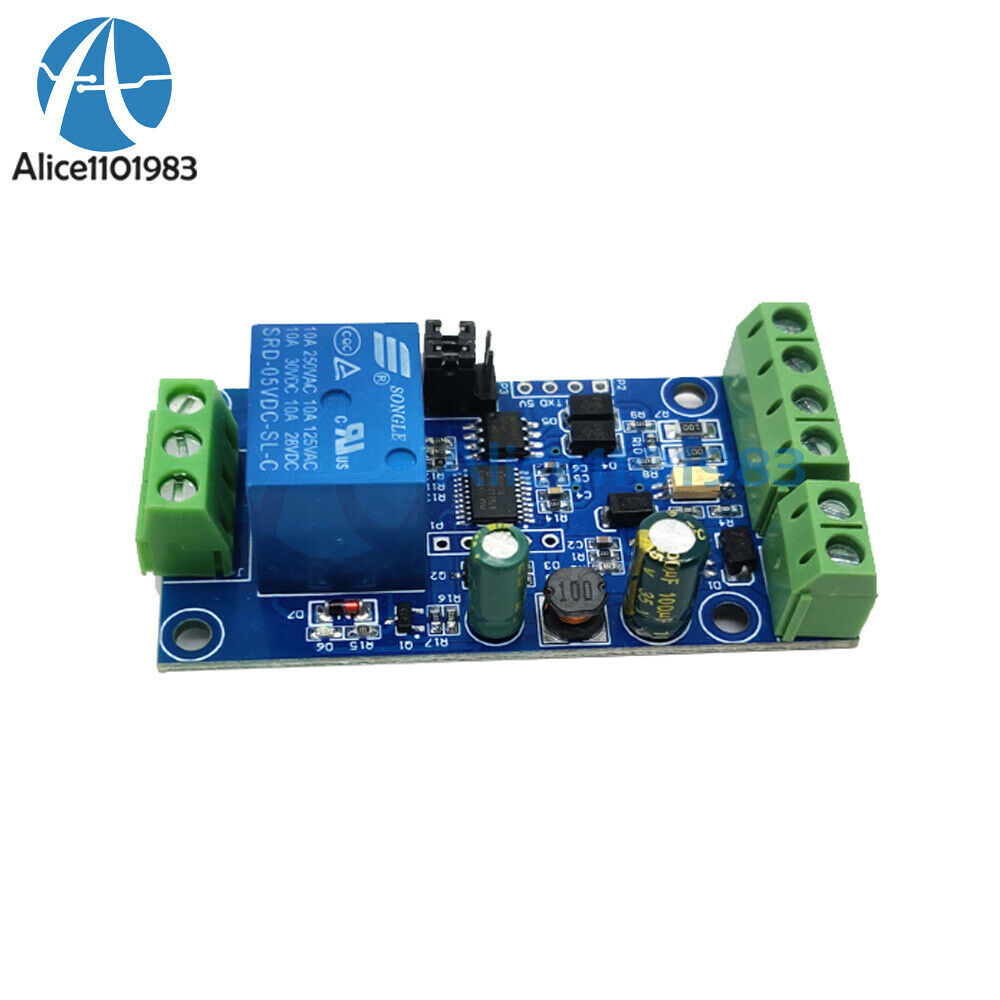 DC 7-24V Relay Module RS485/TTL1 Input And Output With Anti-reverse Protection