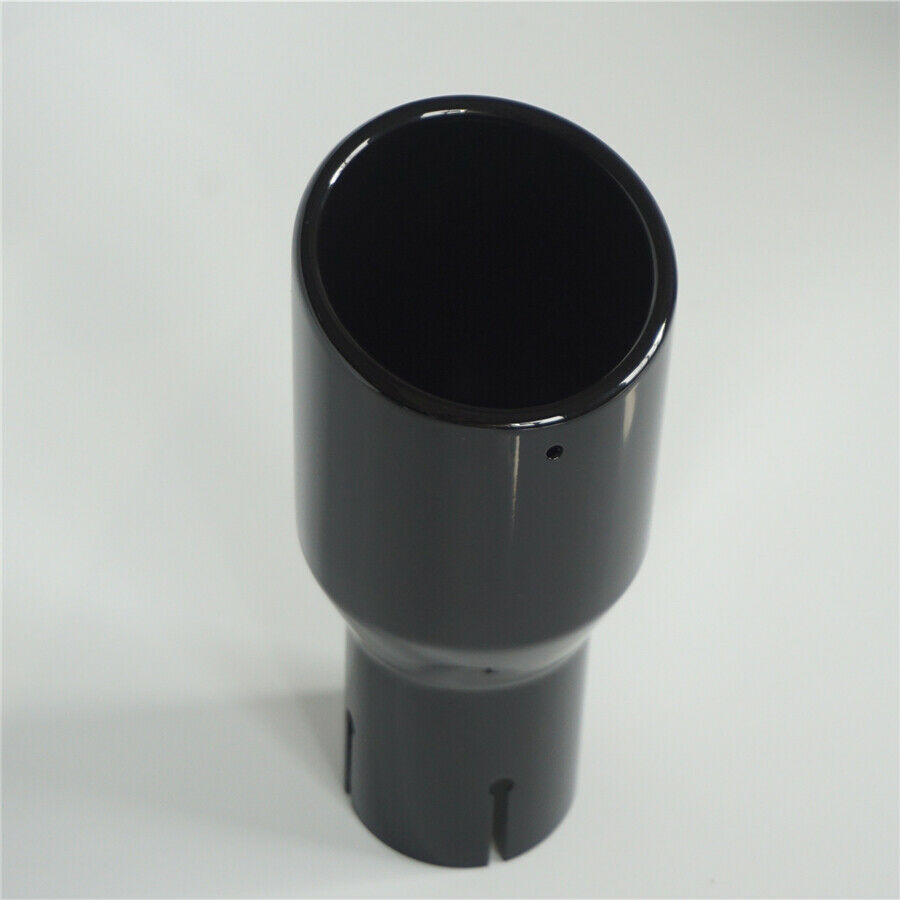 Black Stainless Steel Exhaust Pipe 2.5" Inlet 3.5" Outlet Clamp-on 7.87" Length