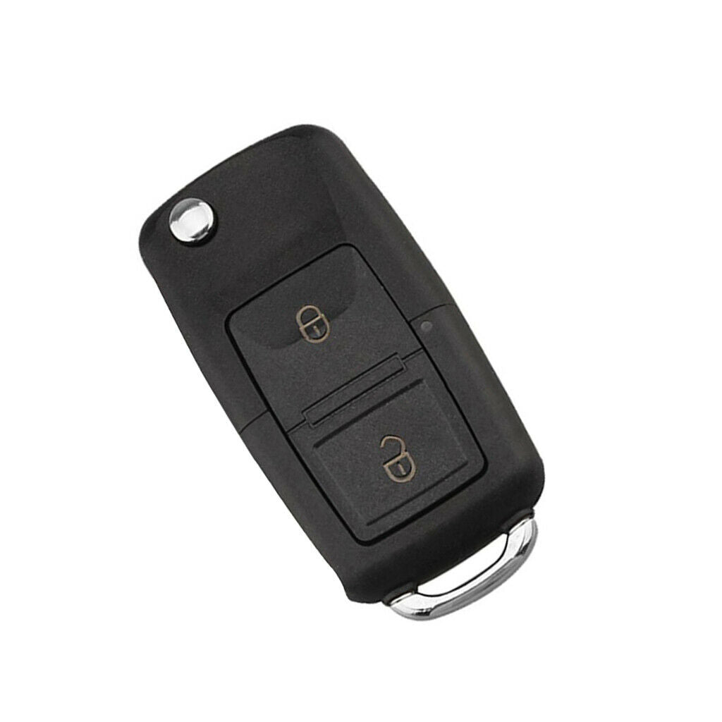 433Mhz 2 Button Car Remote Key Fob ID48 Chip Keyless Entry +Battery for VW