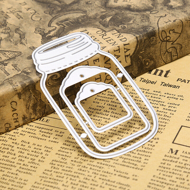Wish Bottle Metal Cutting Dies DIY Scrapbooking Album Paper Cards Decorati.l8