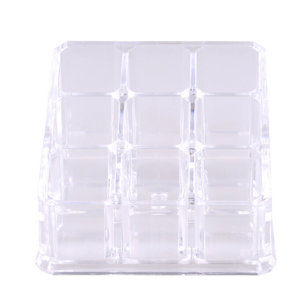 9 Holes Acrylic Cosmetic Organizer Makeup Drawer Holder Clear Storage JR .l8