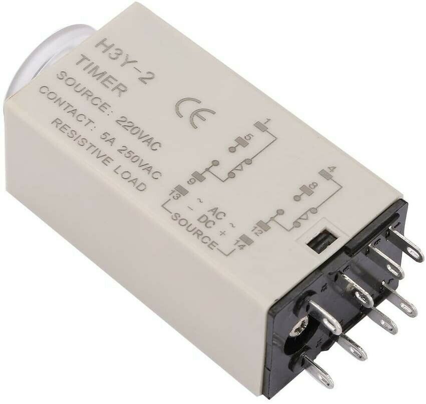 H3Y-2 220VAC 10S NEW PLC Terminal Timer Time Relay Solid State Relay Timer Relay