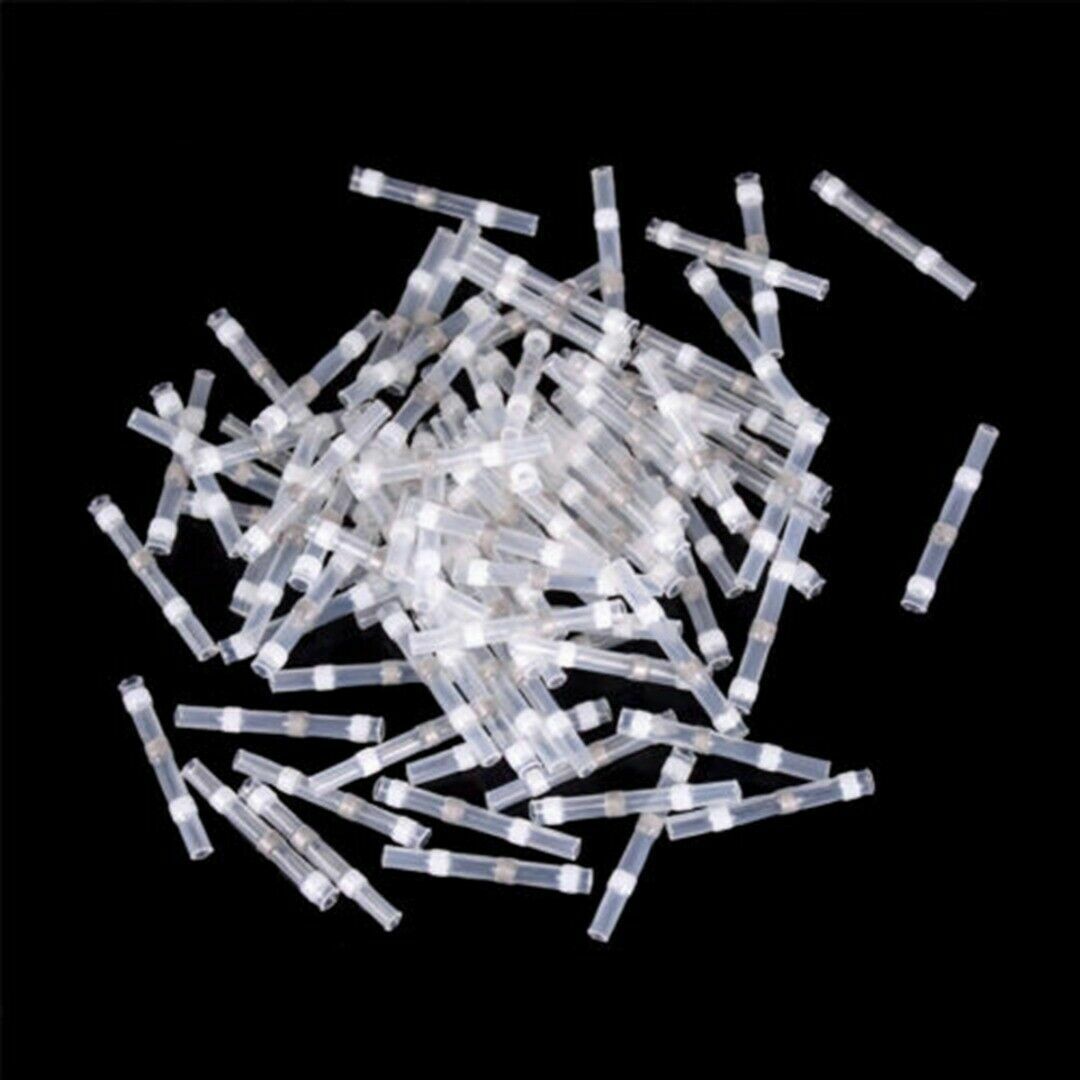 26-24AWG Waterproof Solder Sleeve Heat Shrink Wire Splice Connector 50pcs