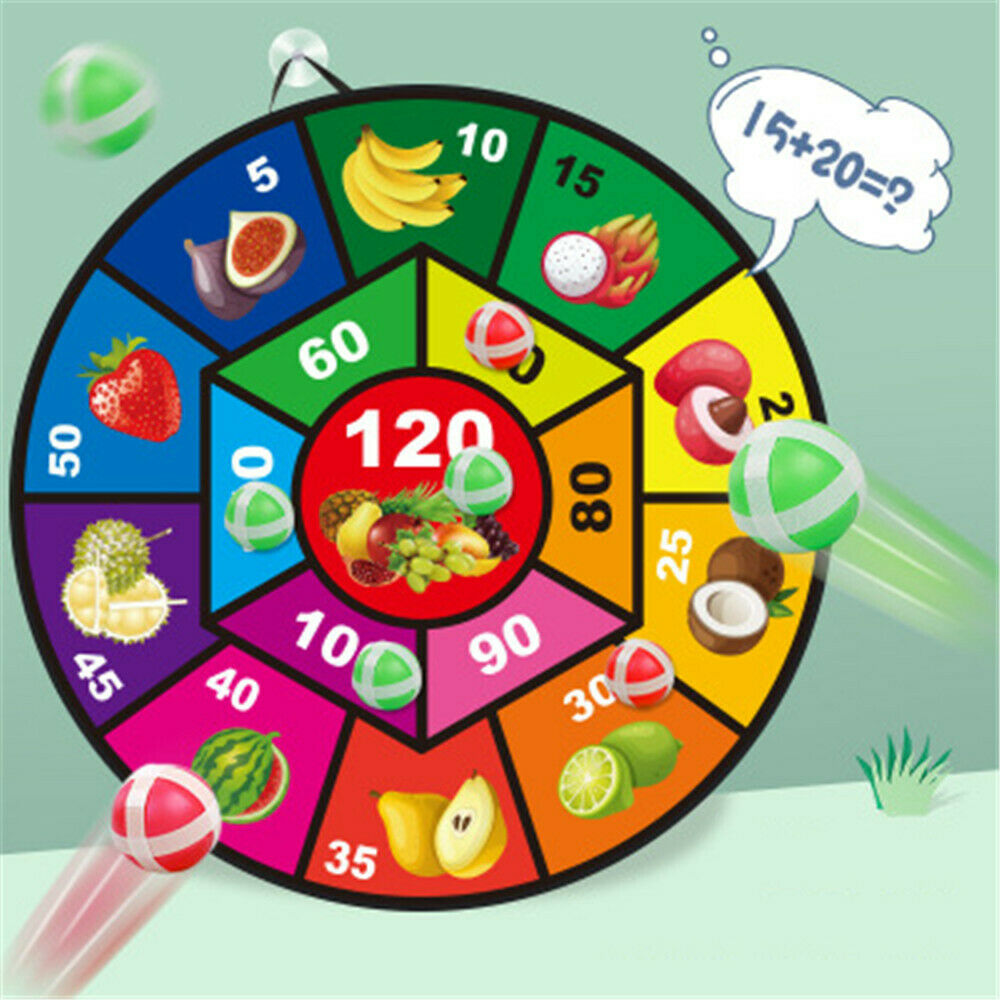 Entertainment Wall-Mounted Sports Dart Board Game Sticky Ball Target Throwing