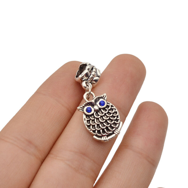 12 Pcs Tibetan Dreadlock Hair Beads Hair Braid Accessories DIY Hair Decor Owl