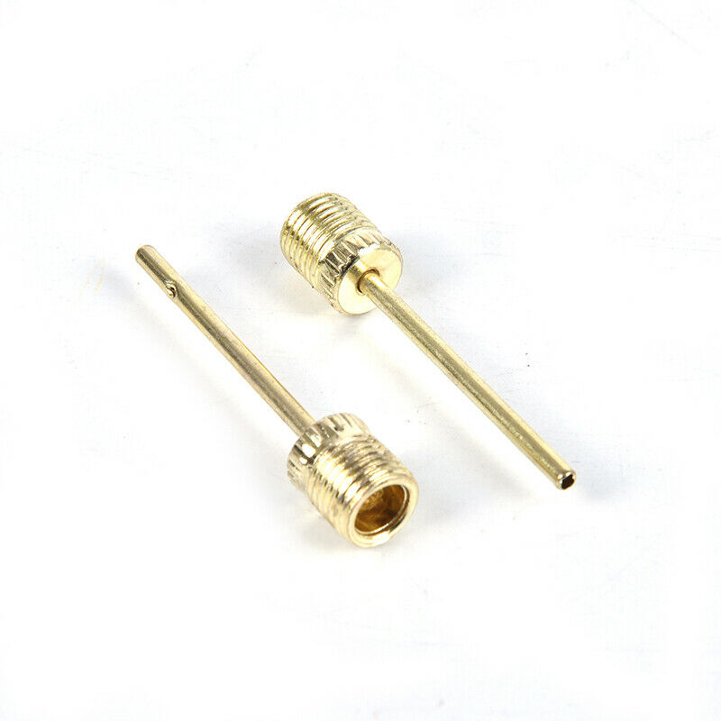 2x Steel Sport Inflating Gas Needle For Football Soccer Ball Air Pump Tool_DD