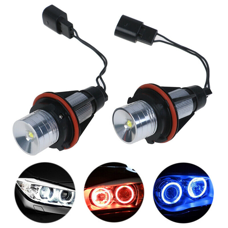 2Pcs LED Angel Eyes Marker Lights Bulbs For E39 E53 E60 E61 E63 E64 E65 E66 E DD