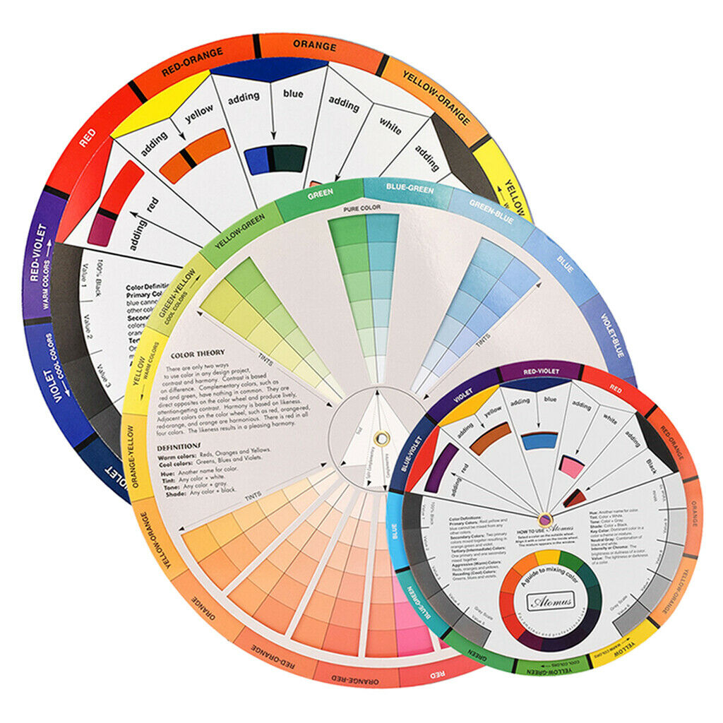 Makeup Color Mixing Guide for Microblading Nail Art Painting Crafts B