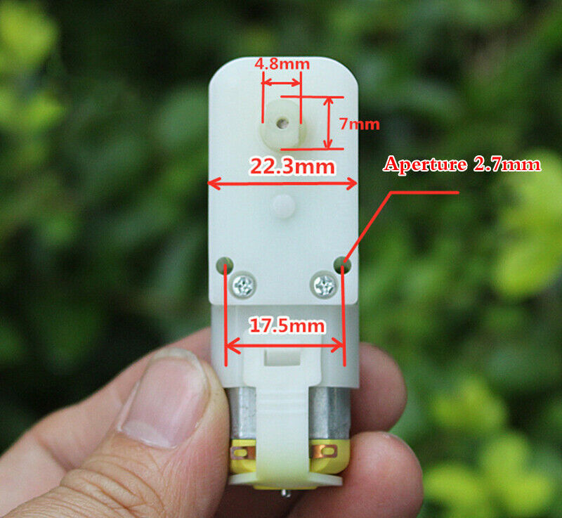 1pcs DC3-6V geared motor DIY smart four-wheel drive DC permanent magnet motor