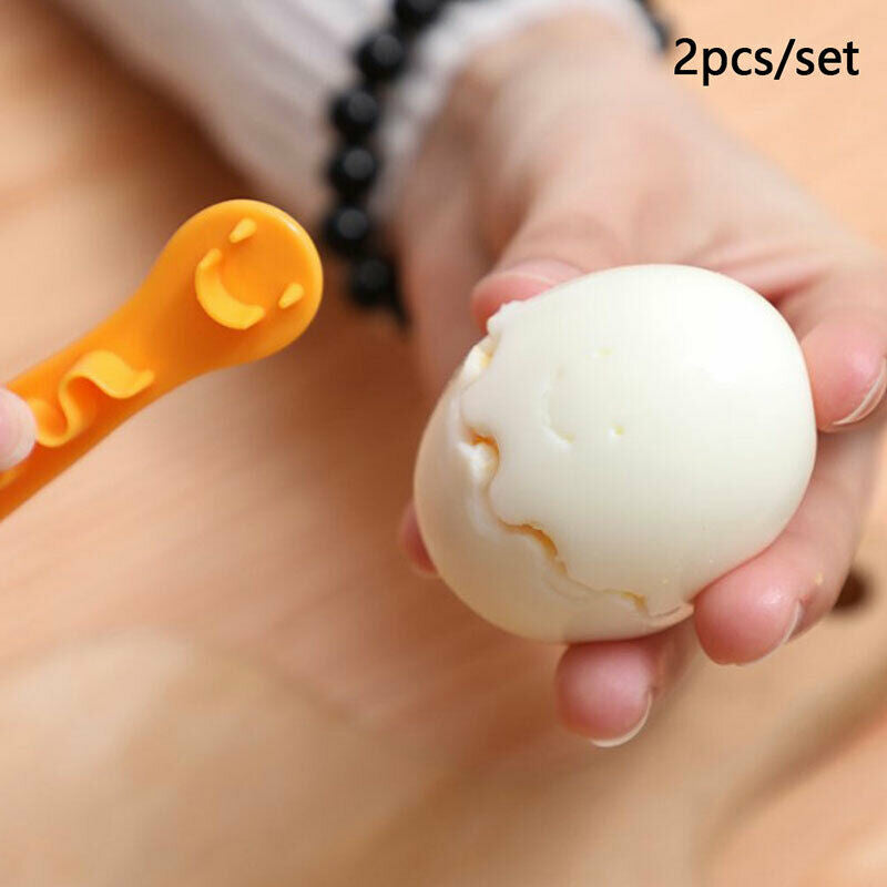 2Pcs/Set Fancy Cut Eggs Cooked Eggs Cutter Household Boiled Eggs Creative.l8