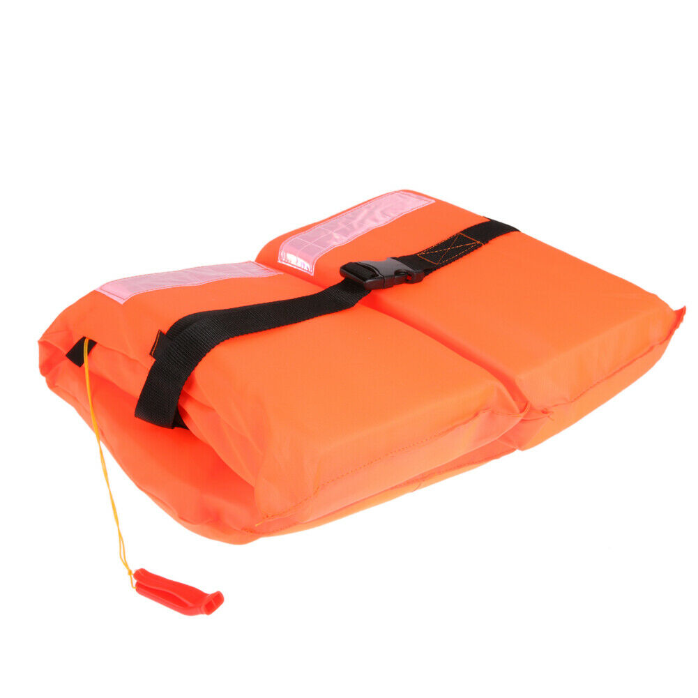 Universal Life Vest Polyester Life Jacket Foam Flotation Swimming Safety Ve @