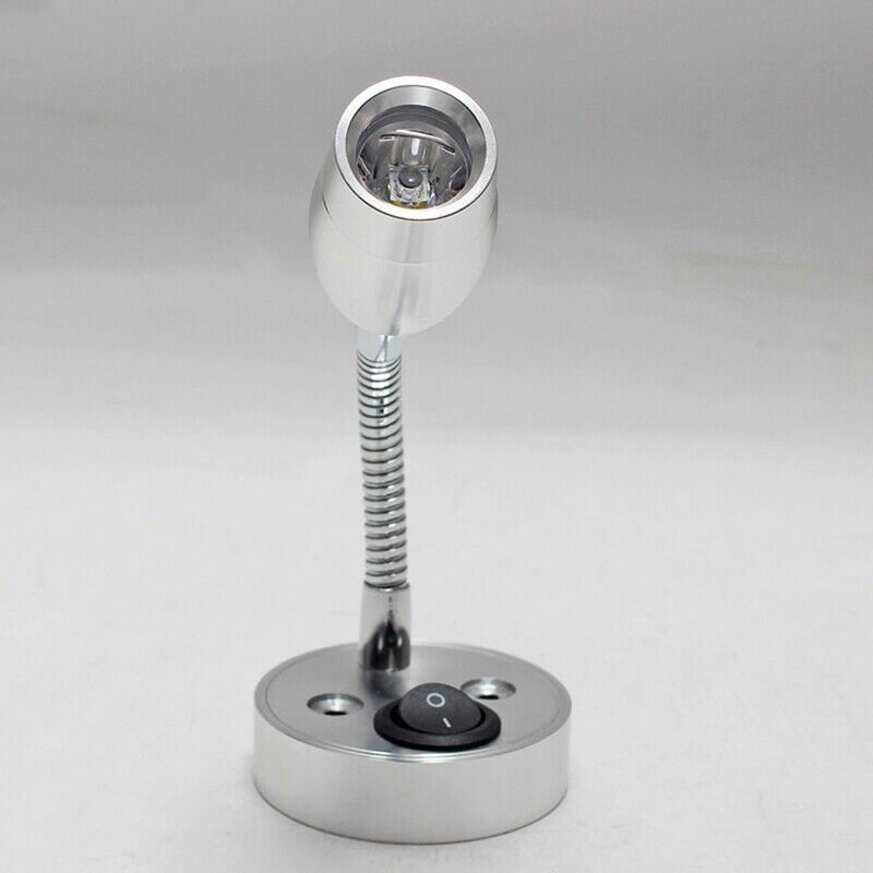 12V3W LED Caravan RV Indoor Reading Lamp Wall Lamp Small Spotlight Simple ScreC8