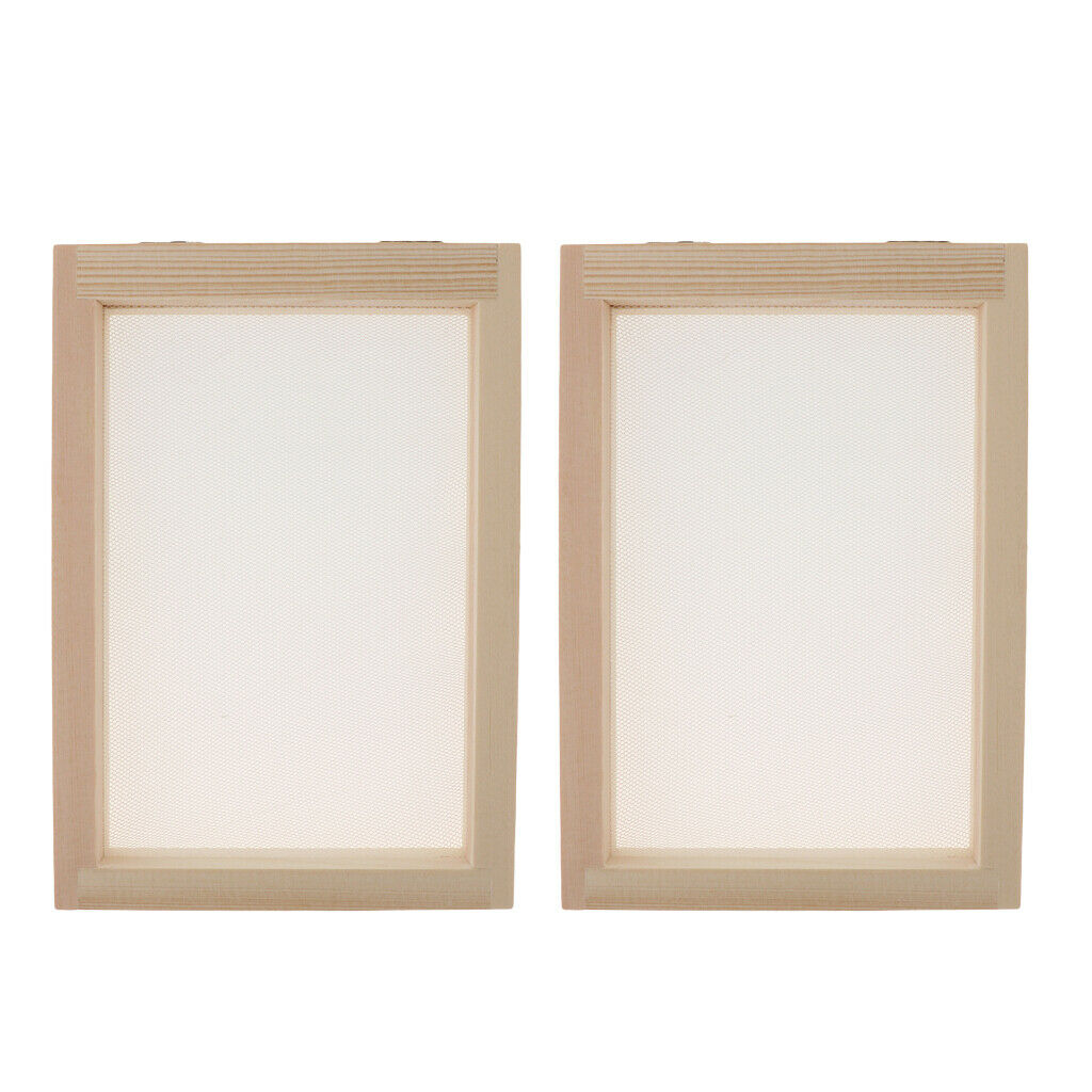 Wood Papermaking Papermaking Screen Printing Frame Wood Rectangular Shape