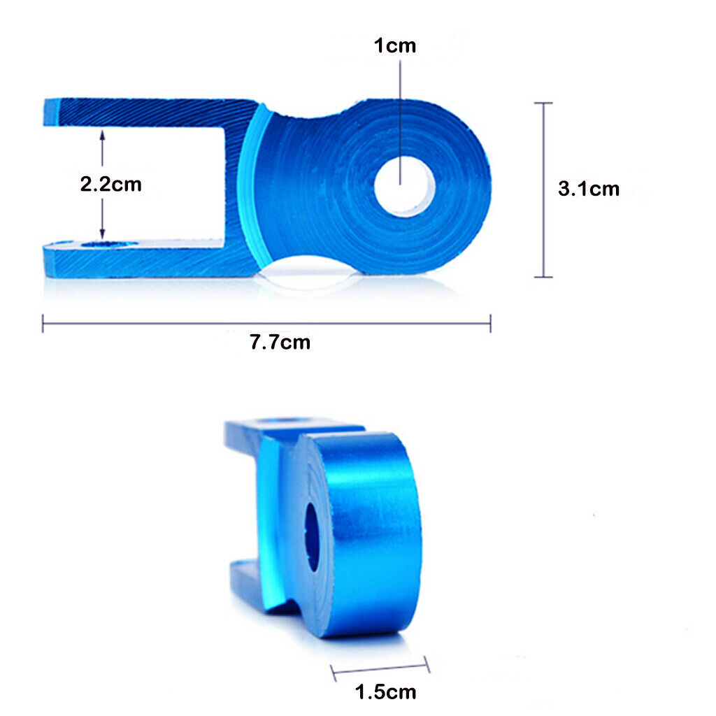 Aluminium Alloy Motorcycle Shock Extender Riser 77mm 3'' for Pit Dirt Trail Bike