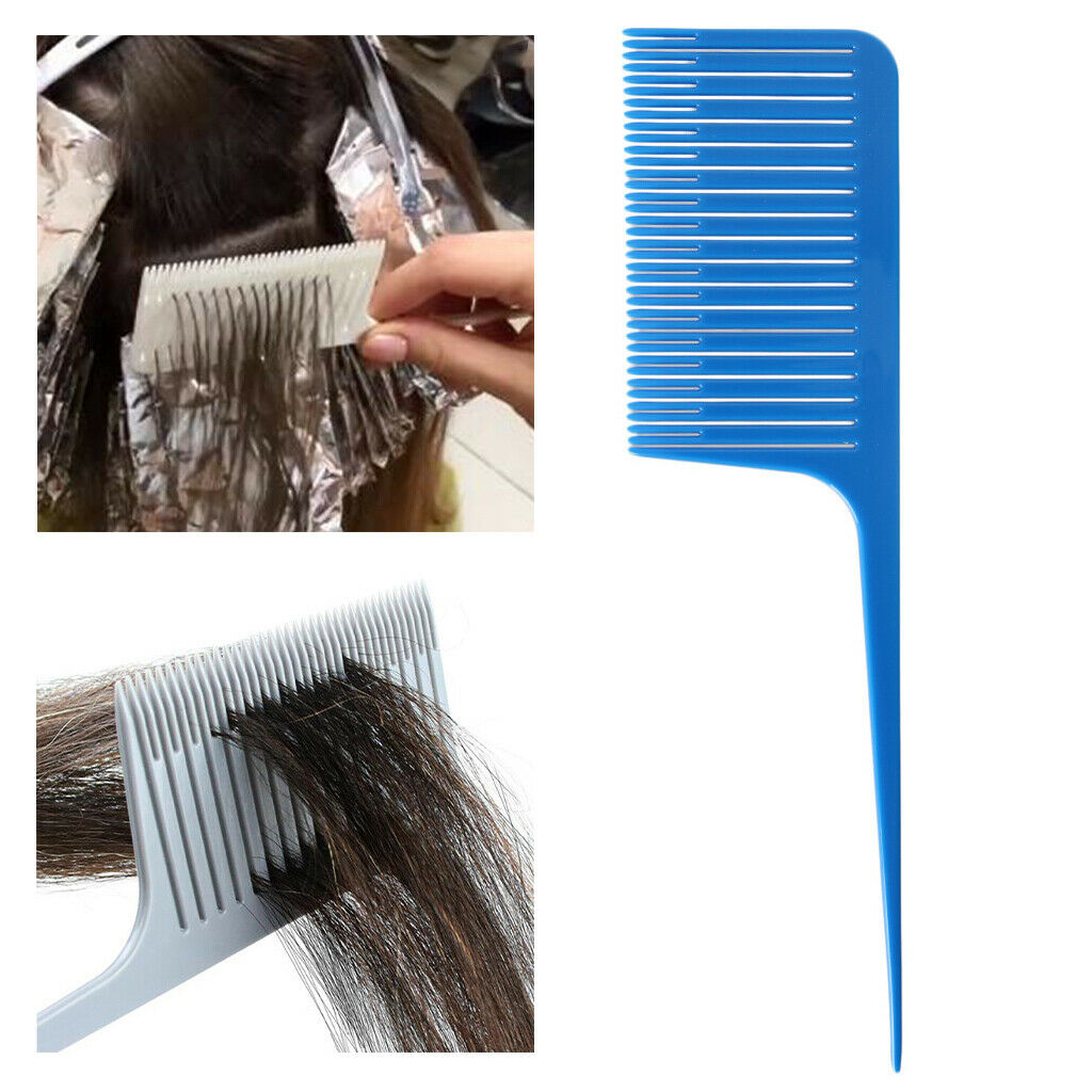 ABS Weave Highlighting Foiling Hair Comb Highlight for Hair Combs Blue