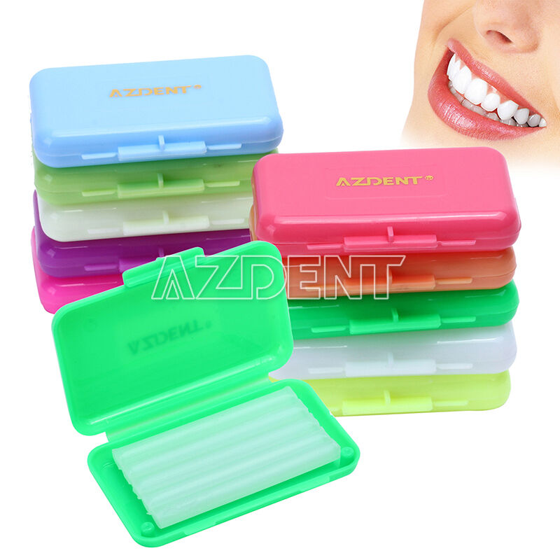 20 X Dental Orthodontic Pineapple Scent Wax for Braces Gum Irritation AZDENT