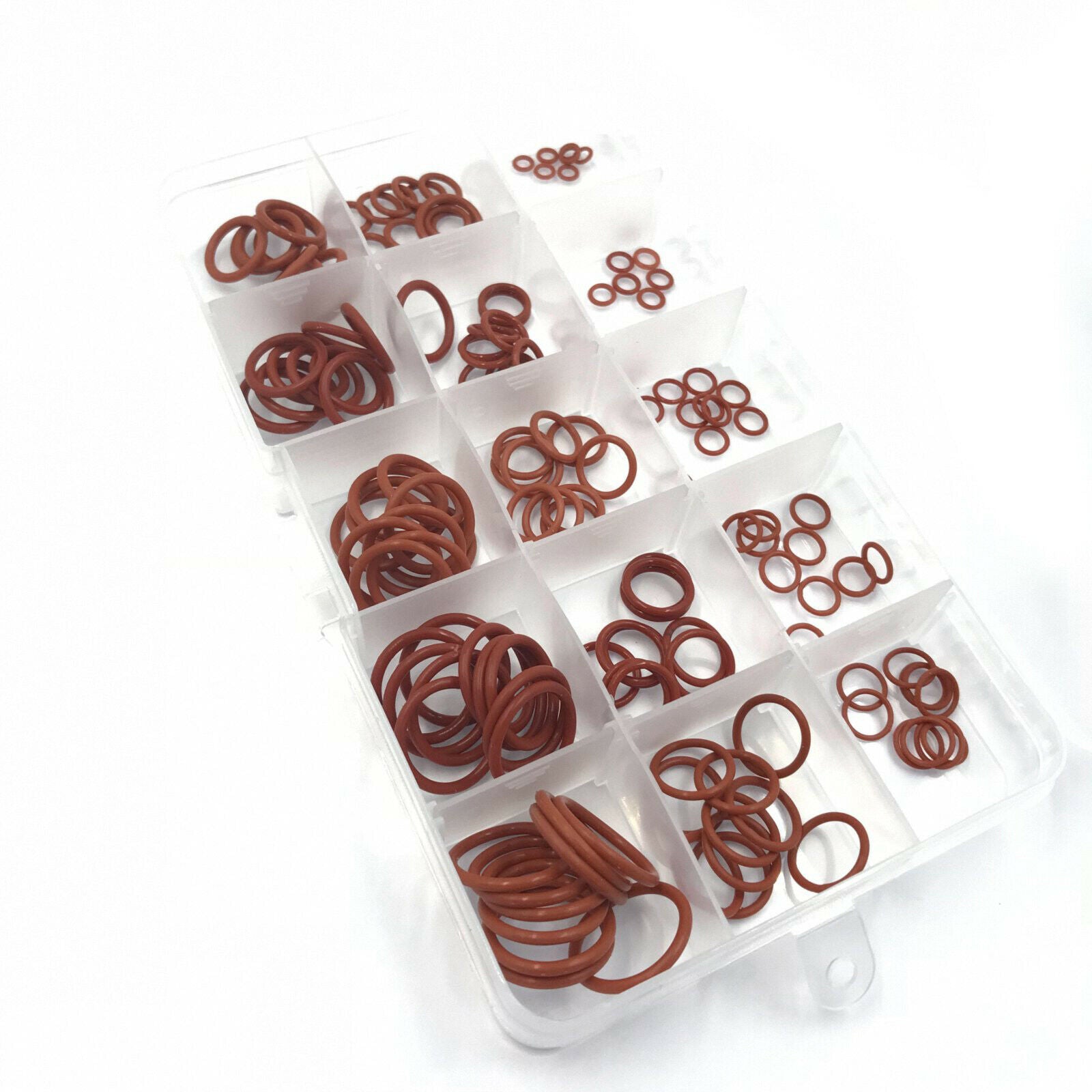 180Pcs Silicone O-Ring gaskets 1.8mm 2.65mm 3.55mm Section ID from 4mm to 20mm