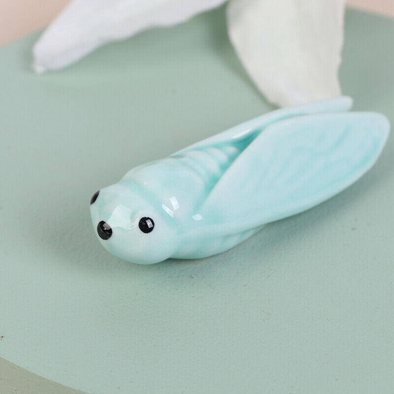 Chopstick Rack Ceramic Tableware Handicraft Cicada Chopsticks Rack Spoon .l8