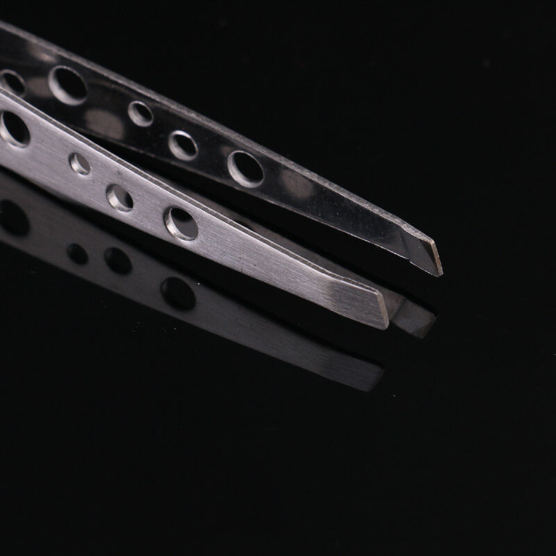2pcs precision eyebrow tweezers of out ultra fine point stainless steel tw.l8