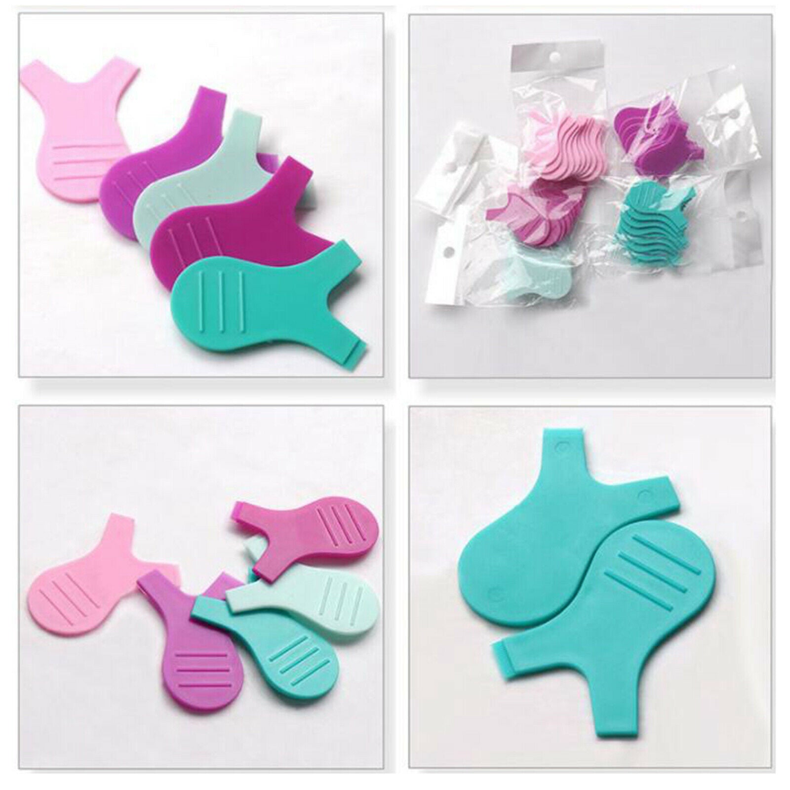 10x  Eyelash Extension  Perming Curler Perm Lift Lash Y Brushes pink