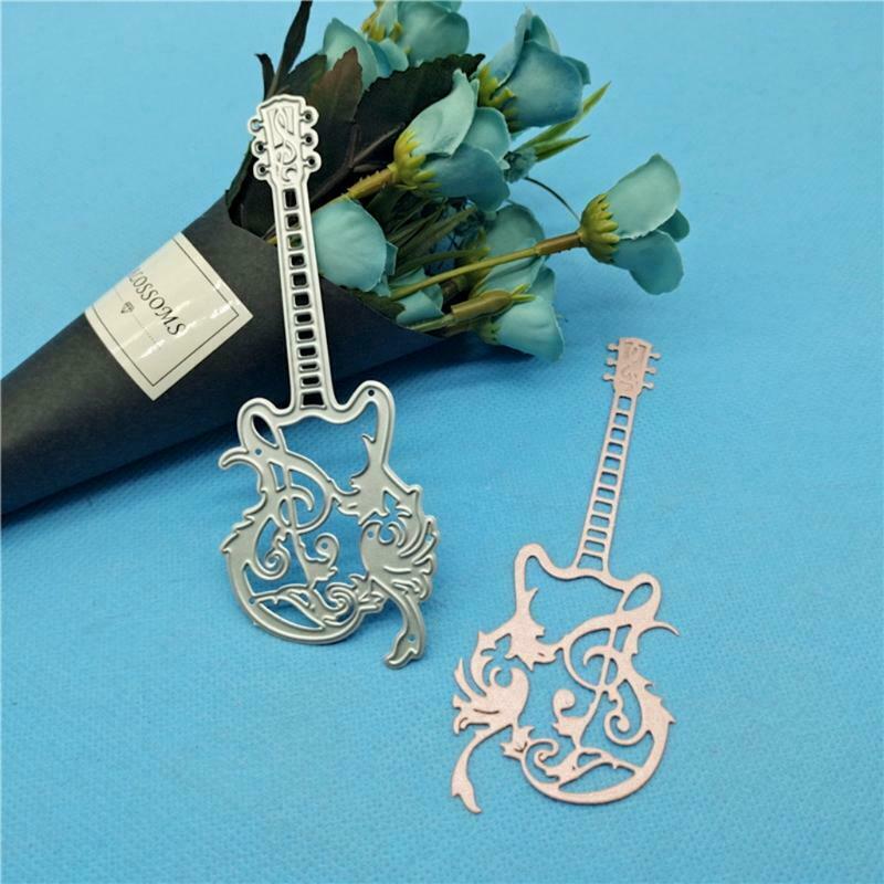 Violin Metal Cutting Die Stencil DIY Scrapbooking Album Paper Card Template Mold
