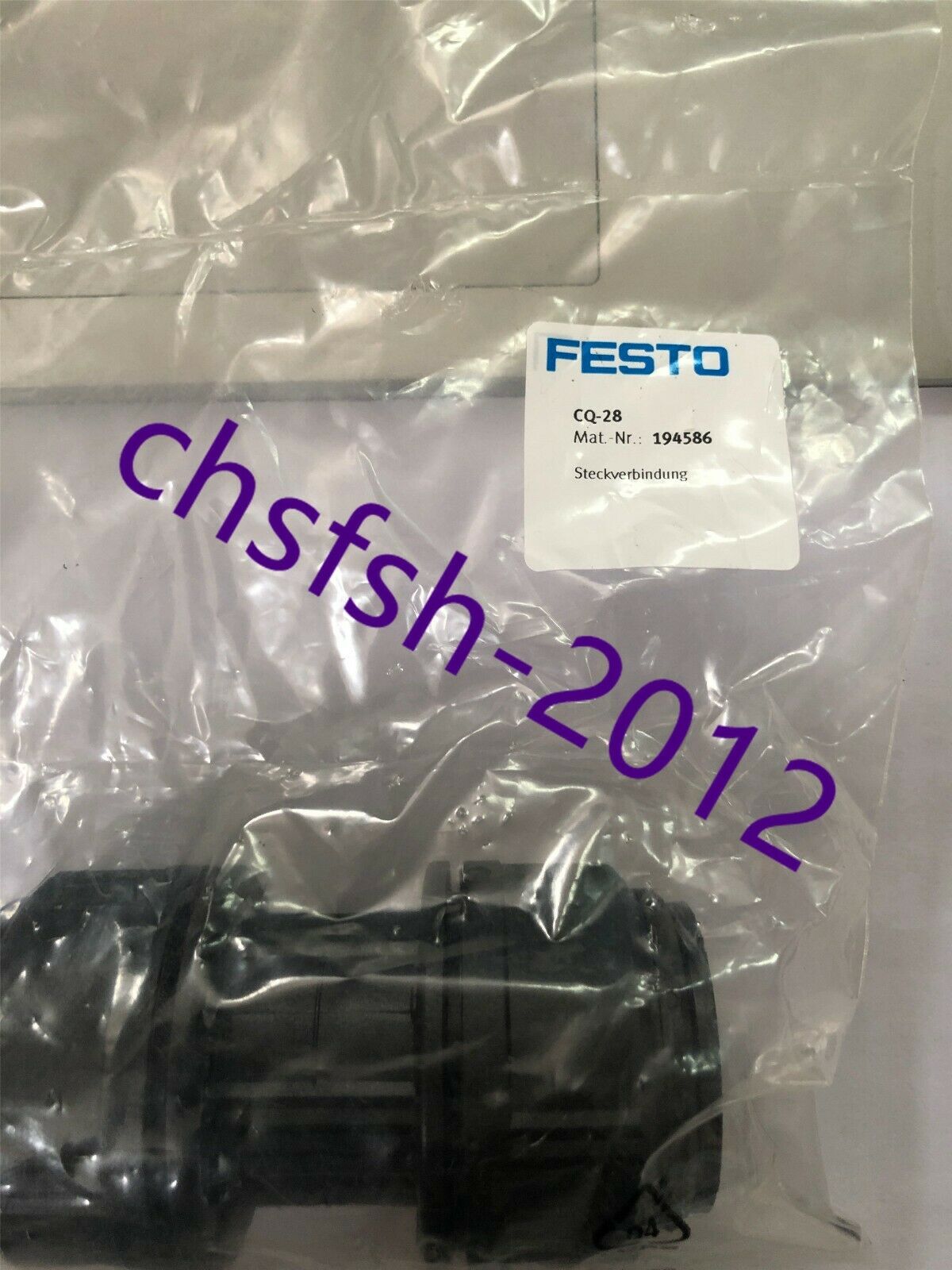 1 pcs New Festo 194586 CQ-28 Push-in connector
