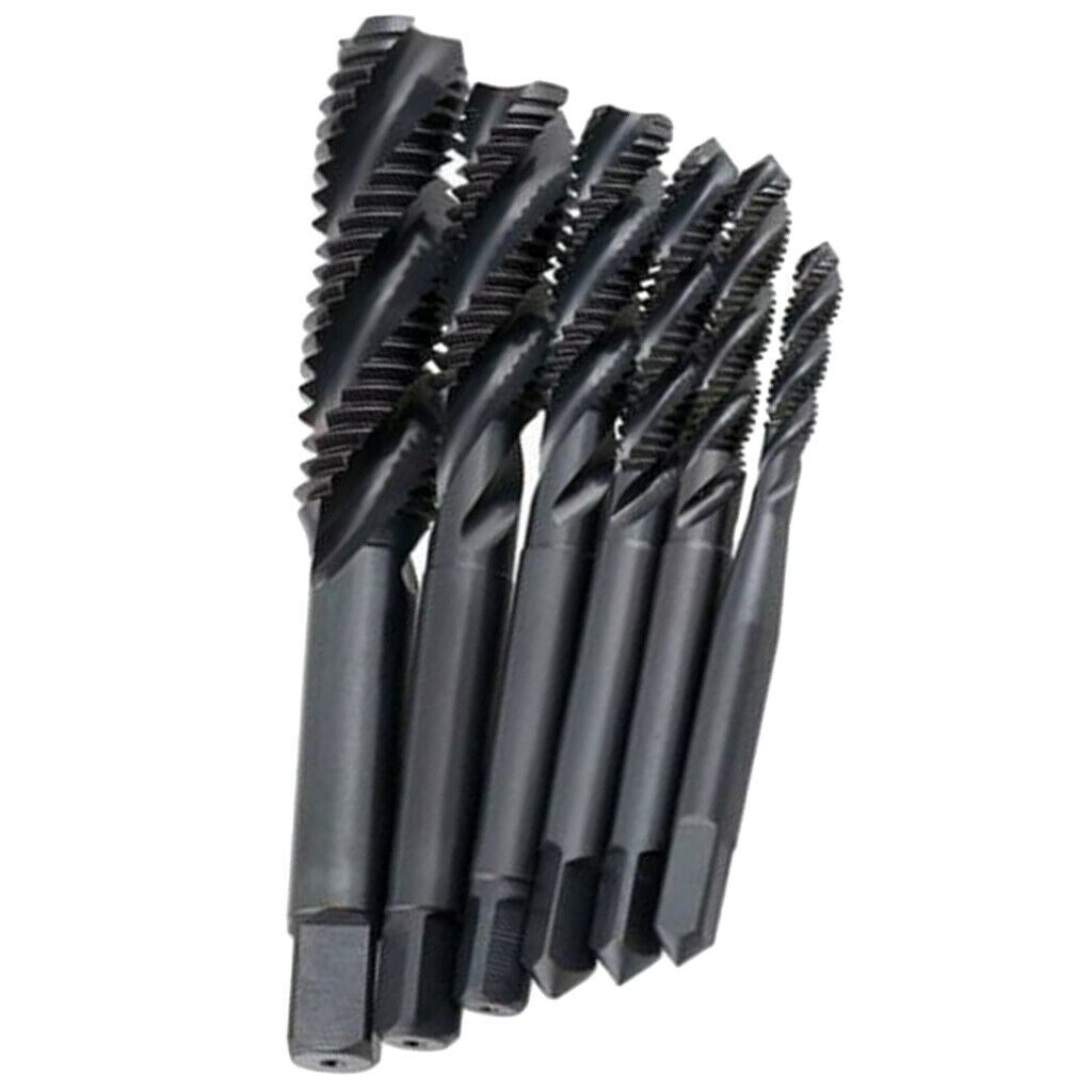 5 PCS 75mm HSS Hex Shank Spiral Point Twist Drill Spiral Flute 2-in1 Combination
