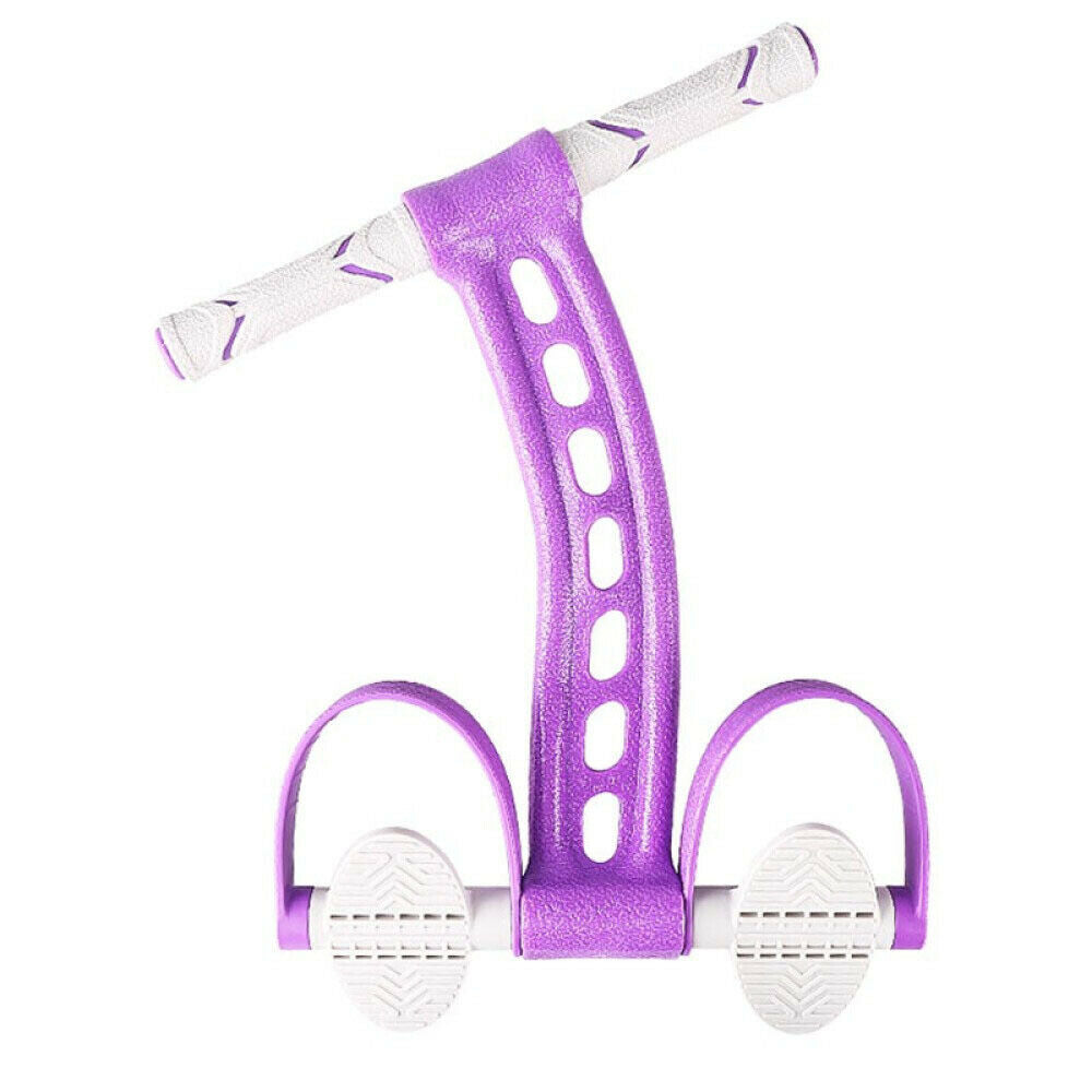 Pedal Pull Rope Resistance Exercise Yoga Fitness Equipment Sit-up Purple