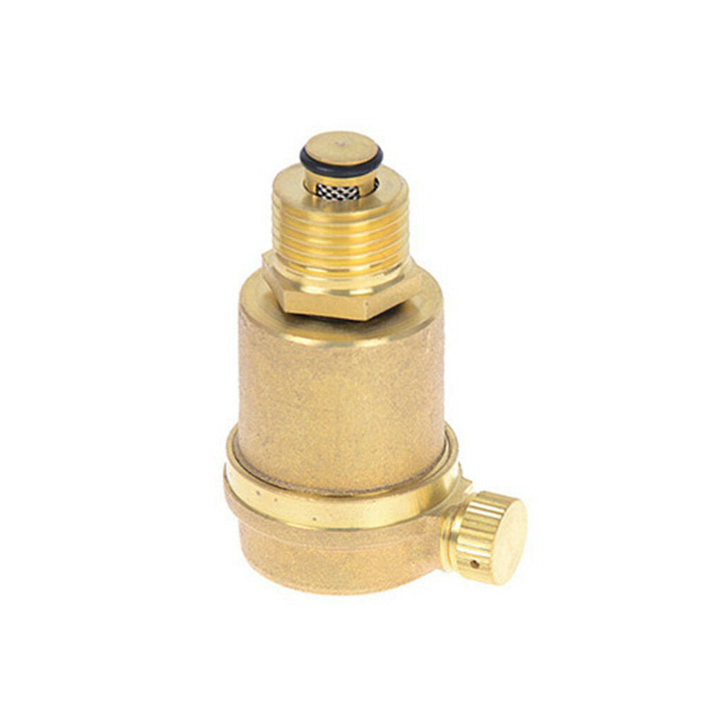 1/2" Brass Air Vent Valve Pressure Vent Valve for Solar Water Heater ReliefY1