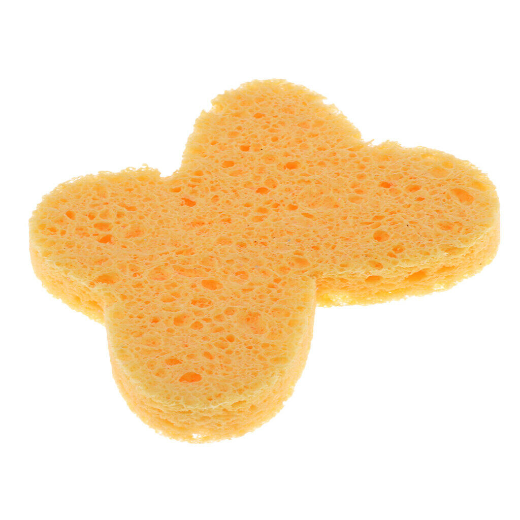 10pcs Facial Exfoliating Sponge Gentle Face Deep Cleansing Cotton Puffs Set