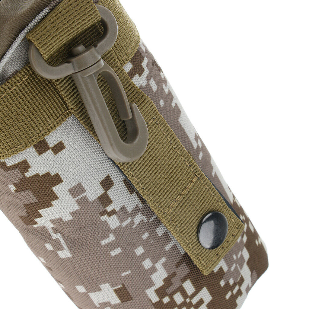 Outdoor Sports Water Bottle Bag Camping Hiking Kettle Bag desert digital