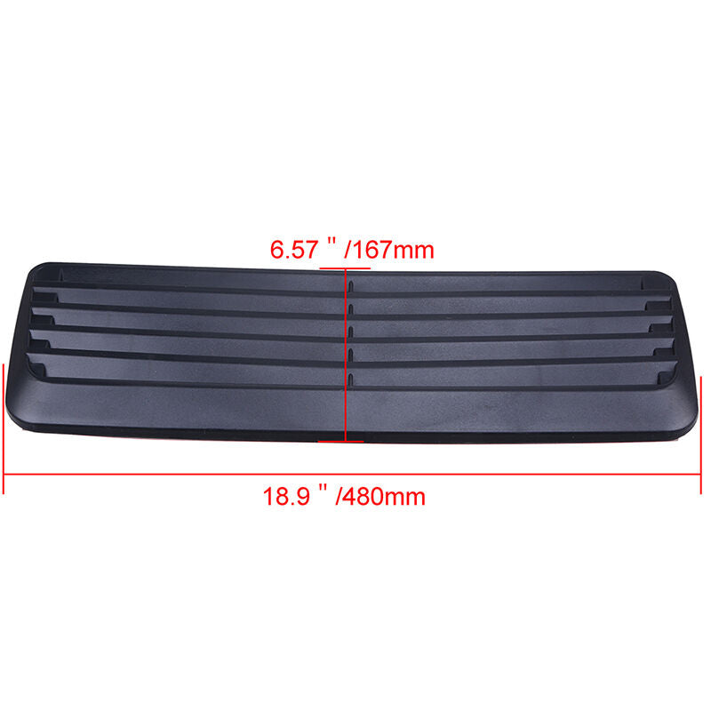 Universal 2pcs Car Decorative Air Flow Intake Scoop Turbo Bonnet Vent Cover Hood