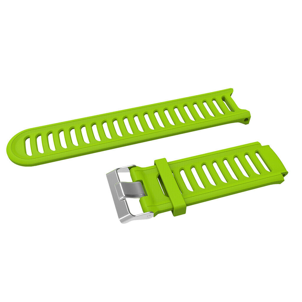 Replacement Silicone Wrist Band Bracelet for   Forerunner 910xt Green
